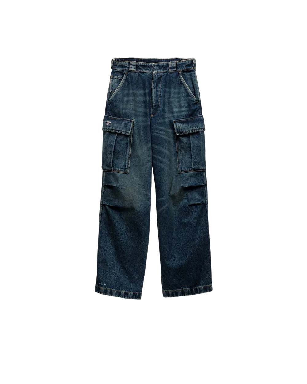 Denim Cargo Jeans Navy